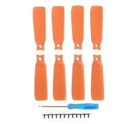 EVTSCAN Drone Propeller Blades Flexible Replacement 4022F Wing Spare Parts for Flip (Orange)