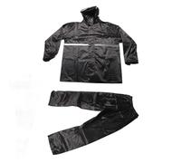 EVTSCAN Ensemble imperméable en Tissu Oxford, Combinaison de Pluie épaisse avec Bande réfléchissante (XL)