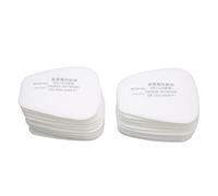 EVTSCAN Filtre en Coton pour Respirateur, 20pcs Filtre en Coton Anti-poussière De Rechange Universel en Coton pour Respirateur à Gaz Série 6200 6800 7502