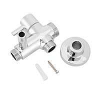 EVTSCAN G1/2 "Séparateur d'inverseur de douche de salle de bain rond en cuivre fixé au mur avec accessoires de base