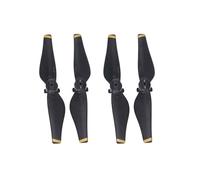 EVTSCAN Hélices à dégagement Rapide CW CCW, 2 Paires/Ensemble, hélices quadricoptère Mavic Air en Fibre de Carbone, Rayures dorées et Blanches, pièce RC (Gold Decor)