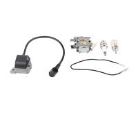 EVTSCAN Kit de Bougie d'allumage de la Bobine d'allumage du carburateur Remplacement des Performances pour 50 51 55 tronçonneuse