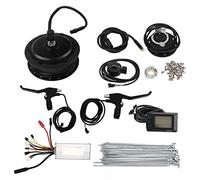 EVTSCAN Kit de Conversion de Moteur de vélo électrique Drive arrière 36V 500W avec contrôleur 22A pour Scooters de Bricolage (pour Les Rayons de Roue de 28/29 Pouces 700c)