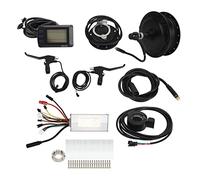 EVTSCAN Kit de Conversion pour vélo électrique 36 V 500 W, Moteur moyeu à entraînement arrière, contrôleur 22 A, écran M3, kit de Roues pour VTT Pliable (pour 27,5 Pouces de Bord)