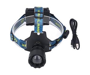 EVTSCAN Lampe Frontale Rechargeable, 3000 Lumens Lumineux Zoomable, LED Haute Puissance 25 W pour la Pêche en Plein Air, Le Camping, la Course à Pied, Le Cyclisme d'urgence, étanche IPX 67