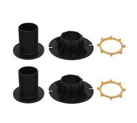 EVTSCAN Lot de 2 Pieds de Support pour Cadre de lit, réglables, 120-170 mm, pour Meubles, Pieds de Support Robustes pour canapé, Table, Armoire