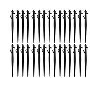 EVTSCAN Lot de 30 Supports pour -arroseurs, Tige d'insertion en Plastique au Sol, Support d'irrigation Goutte à Goutte, Piquet de Jardinage, balcons, Cours