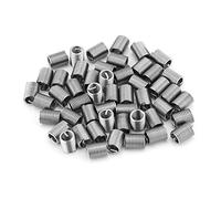 EVTSCAN Lot de 50 inserts filetés enroulés en acier inoxydable 304 Kit de vis de réparation M6 x 1,0 x 2,5 D Longueur Inserts filetés de type Helicoil