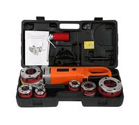 EVTSCAN Machine à fileter les tuyaux électrique portable industrielle robuste, avec 6 têtes de filage de 1/2" à 2", pour la réparation et l'entretien des tuyaux en acier