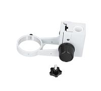 EVTSCAN Microscope Stand, Support de Mise au Point Réglable pour Microscope 76 mm, Alliage d'Aluminium Blanc, Non Électrique