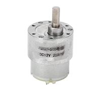 EVTSCAN Moteur à Engrenages DC 12V 25 TR/Min, Réduction De Vitesse, Turbine Autobloquante, Motoréducteur à Vis sans Fin, pour Machine