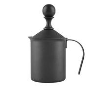 EVTSCAN Mousseur à Lait Manuel, Outil de décoration de Cappuccino de café de Fabricant de Mousse de Mousse de Lait à Double Maille Manuelle en Acier Inoxydable(400ml)