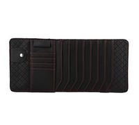 EVTSCAN Multi-fonctionnel Voiture Pare-Soleil CD Organisateur Titulaire PU En Cuir Disque Carte De Rangement Sac