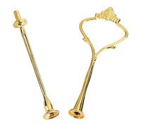 EVTSCAN Multi-Tiers Cake Cupcake Tray Stand Handle Fruit Plate Hardware Fitting Holder(Or B)