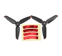 EVTSCAN Paire d'hélices 5328S puissantes et légères à démontage Rapide pour Drone FPV (Red)