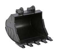 EVTSCAN Partie Accessoire de Seau en métal RC Ajustement pour 1 RC Excavator Engineering Car Article Remplacement Pratique Enfants de Plus de 8 Ans