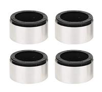 EVTSCAN Pièces de Mise à Niveau de moyeu de Roue en Alliage d'aluminium pour Voiture télécommandée SCX10 III 4 G500 1/10 légère (Black)