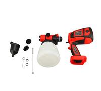 EVTSCAN Pistolet de pulvérisation électrique, pulvérisateur de Peinture sans Fil Haute Pression, Efficace pour la Peinture intérieure et extérieure, capacité de 900ml