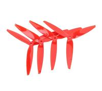 EVTSCAN Polycarbonate Wearproof Impact 3 Brochers de Lame conçu pour FPV RC Drone 7 Pouces 8 Pouces (Red)