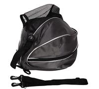 EVTSCAN Porte-Sac de Basket-Ball en Tissu Scientifique, Ouverture bidirectionnelle, Sac de Volley-Ball à bandoulière Gris pour Le Sport