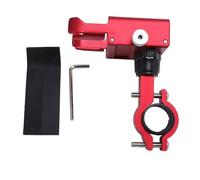 EVTSCAN Porte-téléphone Cycle Anti-Scooter Anti Shake Electric Scooter Mont à 360 ° Moideau métallique Rotatif Red Solder Red