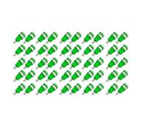 EVTSCAN Prise Banane en cuivre plaqué Or, décharge à Courant élevé, Longue durée de Vie, Accessoires de Test électrique (Green)