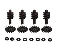 EVTSCAN RC Essieu Différentiel en Acier Engrenages 12T 13T 14T 16T Mise À Niveau Pièces pour Axial SCX24 Escalade Performance Noir