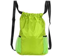 EVTSCAN Sac à dos de sac de rangement épaissie de fibre de polyester pour les voyages sportifs (Fluorescent Green)