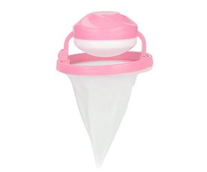 EVTSCAN Sac filtrant de blanchisserie de collecteur de Cheveux d'animal familier de Sac de Maille de Charpie pour la Machine à Laver(Rose)