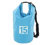 EVTSCAN Sac Sec Portable PVC PVC Sac de Rangement Sec avec bandoulière Sac à Kayak pour la Natation en Rafting Camping 15L (Bleu)