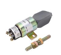 EVTSCAN Sensibilité élevée compacte portative en Caoutchouc d'alliage d'aluminium d'or de 1751 2467U1B1S5A 12V Coupez la vanne électromagnétique d'arrêt de Moteur de vanne