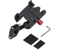 EVTSCAN Support de téléphone pour vélo, Rotation à 360 degrés, Alliage d'aluminium, largement Compatible avec Les appareils de 2,4 à 3,9 Pouces
