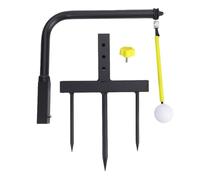 EVTSCAN Swing Trainer Iron 3 réglable en Hauteur, améliore la précision, la Puissance et la cohérence, Aide à l'entraînement au Swing avec Piquet pour la Pratique