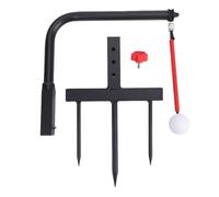 EVTSCAN Swing Trainer Iron 3 réglable en Hauteur, améliore la précision, la Puissance et la cohérence, Aide à l'entraînement au Swing avec Piquet pour la Pratique