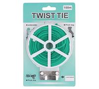 EVTSCAN Twist Tie Tie Plante Câble Support Twine 100m Tool PE avec Horticulture Garden Cutter Horticulture