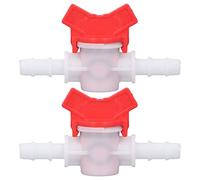 EVTSCAN Vanne de contrôle de débit, régulateur d'arrêt d'eau, Kit d'accessoires de commutateur ABS pour salle de bain domestique (10MM flow regulator)