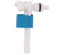 EVTSCAN Vanne de remplissage de toilette, toute nouvelle vanne d'entrée à entrée latérale UK Accessoires de 1/2 pouce pour vanne d'entrée d'eau horizontale de réservoir de toilette(4 points plastic)