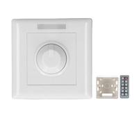 EVTSCAN Variateur De Lumière, avec Télécommande IR, Bouton Manuel, Réglage Continu de la Luminosité, Contrôle De Gradation Intelligent, 12-24 V