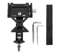 EVTSCAN Vélo de Tige de Tige Monte en Aluminium Alliage antidérapant Largeur Rotatif Rotatif 360 degrés Support de téléphone à Tige de vélo pour vélo de vélo de Montagne