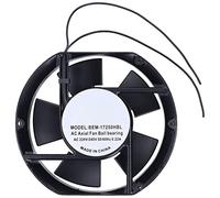 EVTSCAN Ventilateur d'échappement industriel 220 240vac Ventilateur de refroidissement avec moteur de roulement à double balle en alliage en aluminium et lame ABS