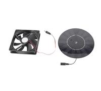 EVTSCAN Ventilateur Solaire en Silicium monocristallin pour poulailler, 5W, Ventilation par échappement, pour Maison d'animaux domestiques, pour activités agricoles et de Plein air