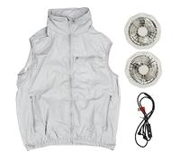 EVTSCAN Vêtements de climatisation de refroidissement d'été avec des ventilateurs (L)