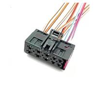 EVURU 10Pin Auto connecteur électronique Fil Harnais siège mâle Femelle Prise Prise Compatible avec 7L0972762 8E0972710 avec câble (Color : 10P Female, Size : 1Pc with 15cm Wire)