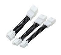 EVURU 2 0cm 8/12/16/24/32/40 Extension de Broche mâle Femelle 0. 7mm 1318386-1 1376103-1 1318917-1 1674312-1 1318389-1 Faisceau de câblage (Color : Silver, Size : 28P)