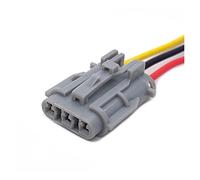 EVURU 3Pin KET Moteur Adaptateur Prise Faisceau de câbles insérer Ressort Voiture étanche connecteur électrique avec câble 7222-7434-40 7123-7434-40 (Color : 3Pin Female, Size : 1 Pc with 15cm 18AWG)