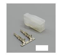 EVURU 5-50SET 5557 5569 5559 2Pin Double rangée Transparent Noir MOLEX 4.2 Pitch ATX Connecteur Femelle mâle Compatible with Ordinateur (Color : 5559-2x1YT, Size : 50Pcs)