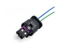 EVURU Harnais de Fil de connecteur étanche Automobile à 2 Broches Prise Femelle Bout à Bout d'air avec borne et câble 4F0973702/6R0973323/4H0973702A (Color : 4F0 973 702, Size : 1 Set)