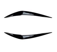 EVURU Sourcils de Phare, Convient for BMW Série 1 F20 F21 L&R ABS Brillant Phare Mal Sourcils Paupière 116 118 120 125 M135i M140i Facelift 2015-2019 Autocollants 3D (Color : Gloss Black)