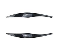 EVURU Sourcils de Phare, Fit for BMW Série 3 E90 E91 ABS Brillant Voiture Evil Phare Sourcils Paupière Corps Kit 316 318 320 325 330 2005-2012 Berline Touring (Size : Carbon Look)