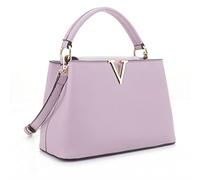 EVVE Petit sac cartable classique avec poignée supérieure pour femme - Sac à main tendance avec bandoulière
